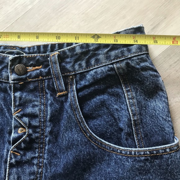 New Direction Original Legend Atypical Button Fly High Rise Mom Jeans sz 32 - Picture 11 of 13